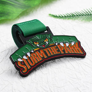 Medalla Deportiva 3D <span class=keywords><strong>de</strong></span> Aleación <span class=keywords><strong>de</strong></span> Zinc Esmaltada con Figura <span class=keywords><strong>de</strong></span> Dragón Monstruo Rugiente y Colmillos Elevados, para Corredores <span class=keywords><strong>de</strong></span> Aventura, Regalo <span class=keywords><strong>de</strong></span> Recuerdo - Product Image 1