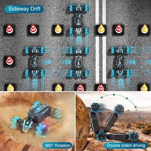 Xe Hơi Điều Khiển Từ Xa Xe Đóng Thế Điều Khiển Từ Xa Bằng Tay Có Đèn Phun Nhạc Xe Địa Hình 4WD 2.4GHz Xe Hơi Đồ Chơi Xe Địa Hình Điều Khiển Từ Xa 360 Độ - Product Image 6