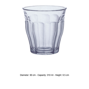 Vaso Picardie 31 cl de Vidrio Duralex, Altura 9.5 cm, Diámetro 9 cm - Product Image 3