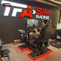 Simulateur profil aluminium volant personnalisé Cockpit simulateur de jeu de conduite superbe Cockpit avec vraie chaise course