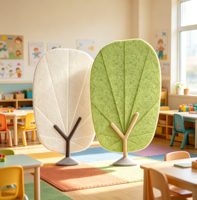 Cloison acoustique autoportante en polyester de qualité supérieure, panneau absorbant le son, certifié OEKO-TEX Eco