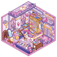 Lot de blocs d'autocollants réutilisables avec animaux de dessin animé mignons pour créer votre propre scène miniature de magasin, autocollants créatifs pour scrapbooking