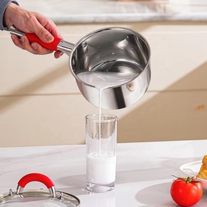 XYL All in One <span class=keywords><strong>Cookware</strong></span> Juegos de 16 piezas Mango de silicona Cacerola de acero inoxidable Sartén Cacerola Juego de ollas para sopa - Product Image 6