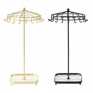 <b>Umbrella</b> Style Wholesale Jewellery Display Stand <b>Holder</b> Custom Bracelet Necklace Ring Earring <b>Holder</b> Jewelry Display Stand - Product Image 1