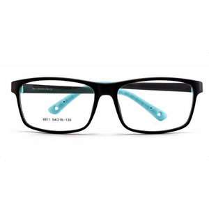 Gafas cómodas antideslizantes de goma para niños de alta calidad, monturas ópticas Tr90 flexibles seguras cuadradas coloridas - Product Image 5