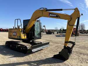 Offre Spéciale : Mini-pelle hydraulique Sany SY75C d'occasion – Performances supérieures, peu d'heures d'utilisation, équipée d'un moteur et d'une pompe essentiels. - Product Image 5