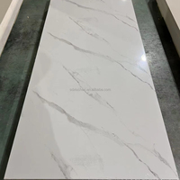 Feuille de marbre UV PVC de haute qualité imperméable à l'eau écologique décoration intérieure moderne panneau brillant pour salon chambre salle de bain