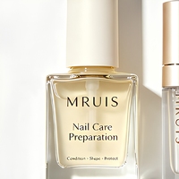 MRUIS Set de Preparación para el Cuidado de Uñas, Lápiz de Aceite para Cutículas, Lima de Uñas, Nutre, Moldea y Protege las Uñas, Kit de Pre-Manicura para Salón, OEM