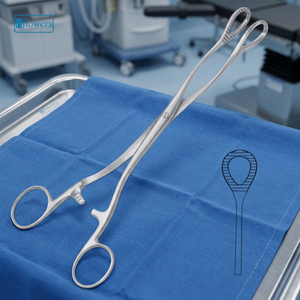 Pinces à éponges Heywood Smith en acier inoxydable, instrument chirurgical pour hémostase manuelle, certifié CE ISO13485 - Product Image 2