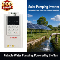 Pompa VFD tenaga surya 380V/220V, Inverter pompa tenaga surya 3 fase berkendara AC 0,75 kW/1,5 kW/2,2 kW/4kW efisiensi tinggi