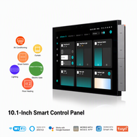 Contrôleur central tactile intelligent Tuya de 10 pouces, WiFi pour passerelle de hub de maison intelligente Zigbee, compatible avec Alexa et Google Home Voice