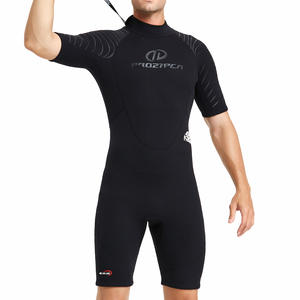 Haute qualité respirant Shorty à manches longues serré plongée en apnée hommes maillots <span class=keywords><strong>de</strong></span> <span class=keywords><strong>bain</strong></span> en néoprène natation surf costume - Product Image 1