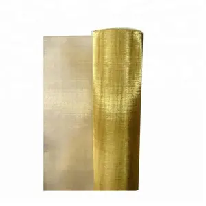 黄铜丝网80-200目铜铜造纸机耐用可靠的丝网