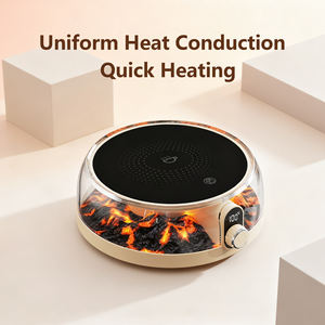 كوب قهوة محمول ، كوب قهوة دافئ مع درجة حرارة ، مكتب ومكتب منزلي ، مدفئ كوستر ساخن - Product Image 3