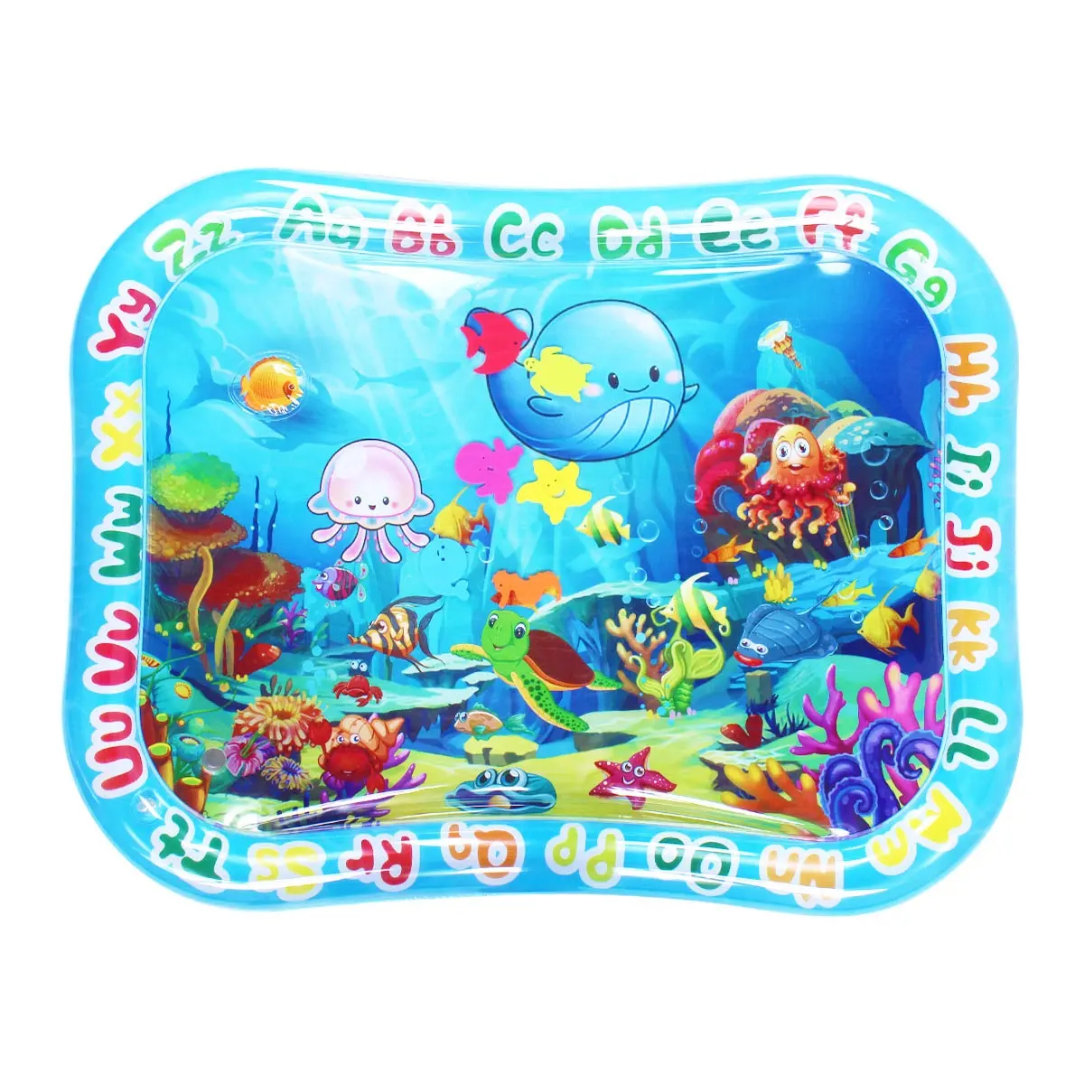 Educational kids Toys New born baby Tummy Time Play Mat Inflatable Water Play Mat