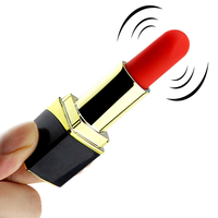 Mini-Lippenstift-Vibrator, tragbarer Klitorisstimulator, USB-wiederaufladbar, wasserdicht, leise, diskret, Sexspielzeug für Erwachsene für Frauen