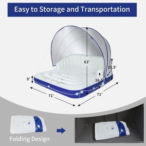 เก้าอี้ลอยน้ำแบบมีหลังคาสำหรับสระว่ายน้ำ - Product Image 3
