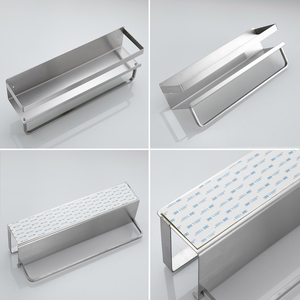 Étagère <span class=keywords><strong>de</strong></span> <span class=keywords><strong>douche</strong></span> moderne auto-adhésive avec <span class=keywords><strong>barre</strong></span> en acier inoxydable 304 Caddy <span class=keywords><strong>de</strong></span> <span class=keywords><strong>douche</strong></span> Porte-shampooing pour salle <span class=keywords><strong>de</strong></span> bain - Product Image 4
