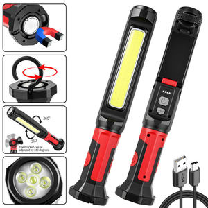 Lampada da Lavoro Portatile COB <span class=keywords><strong>2</strong></span> in 1 Super Luminosa, Luce d'Ispezione Magnetica per Riparazione Auto a 360° °    Rotazione per Soccorso d'Emergenza - Product Image 4