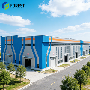 Prefabricated Steel Structure Workshop Building Long-span Customizable Dimensions Optimized Space Seismic Warehouse Workshop - Product Image 1