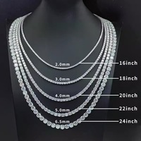 Collier ras du cou en or 18 carats plaqué or pour femme GF Jewelry, diamant taille brillant rond couleur D certifié IGI, bijoux de luxe pour mariage