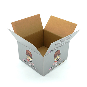 Boîte d'emballage personnalisée de petite taille pour chapeau gris <span class=keywords><strong>noir</strong></span> avec logo pour les idées d'emballage des boutiques en ligne e-commerce, boîte d'expédition durable - Product Image 3