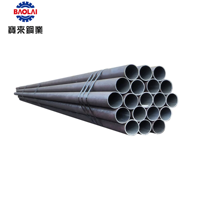 ASTM A53 Grade B ERW Carbon Steel Pipe 1/2-24 SCH40 6/12m for Building Frameworks Chain Cooling Bed Ensures Uniform Strength