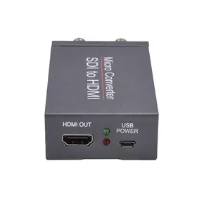 Mikro SDI HDMI + SDI Mini 3G HD loopout Video mikro dönüştürücü USB güç adaptörü ile HDMI Switcher kamera için SDI