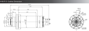 7.5Kw torno HSK husillos 6000RPM fresadora herramienta husillo - Product Image 3