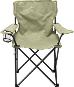 Lightweight Portable <b>Camping</b> Chair Armrests Cup Holder Metal Foldable Outdoor Seat for Garden <b>BBQ</b> Fishing Includes Carry Bag - Product Image 4