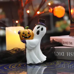 Redeco Resin Holiday Party Supplies Resin Ghost For Halloween Party Decorations