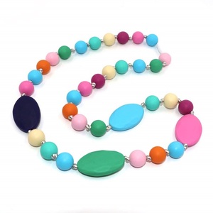 <span class=keywords><strong>Meilleur</strong></span> Bébé Jouets De <span class=keywords><strong>Dentition</strong></span> À Croquer Perles De <span class=keywords><strong>Dentition</strong></span> En Silicone Collier - Product Image 3