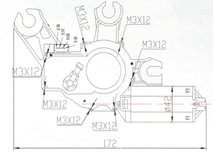 ZD-M215 OE qualità 12V parabrezza parabrezza posteriore motorino del tergicristallo per AUDI/VW OEM No. 1J6955711G/BL0955711B/6X0955711C/6Q6955711 - Product Image 3