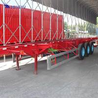 Luftfederung Sattel anhänger Transport 20ft 40ft Container Chassis Rahmen Anhänger China Hersteller