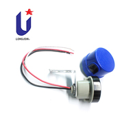 Sensor Cahaya Siang untuk Lampu Luar Ruangan 12V 24V Saklar Lampu Sensor Fotosel dengan IP65 50Lux Twist-Lock