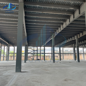 Entrepiso de estructura de acero prefabricado resistente personalizado para plataforma de almacenamiento de almacén, taller, edificio de Hangar - Product Image 1