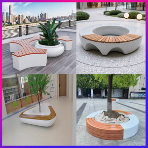 Artistic Pebble Seat Modern Commercial Waiting Chair Bulk Public <b>Benches</b> for Hotel Lobbies - Product Image 4