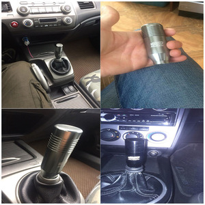 Mugen Aluminum Gear <b>Shift</b> <b>Knob</b> Black Ergonomic Racing Car Modification Part - Product Image 4