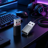 Bloqueador USB-C a USB-A con Carga Rápida - Mantenga Sus Datos Seguros y Su Dispositivo Encendido, Protección Dual para Sus Dispositivos