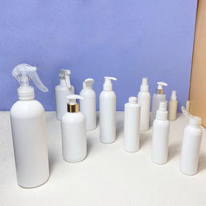 Flacon de lotion corporelle 180ml 250ml 300ml 500ml 1000ml en plastique blanc mat vide pour shampoing - Product Image 1