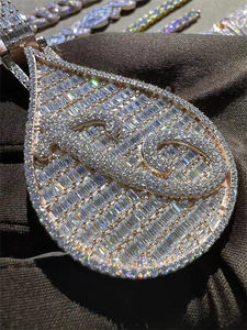 Collar con Colgante de Moissanita y Plata de Ley, Personalizado OEM/ODM para Hombre y Mujer, Colgantes de Instrumentos Musicales - Product Image 5