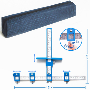<strong>Diy</strong> Furniture Punching <strong>Tool</strong> Drill Punch Locator for Woodworking Guide Sleeve Cabinet Handle Knob Pull Template Customizable Jig - Product Image 3
