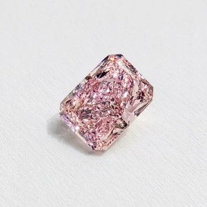 Lab Grown Diamond Wholesale 2CT Radiant Fancy <b>Pink</b> VS2 IGI Certified CVD 3EX Excellent Cut for Diamond Dealers and Importers - Product Image 1