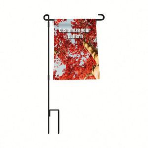 Wholesale 12x18" Double Sided Eco-Friendly Durable <b>Garden</b> <b>Flag</b> Custom Sublimation Printed Polyester Burlap Yard Decor - Product Image 1