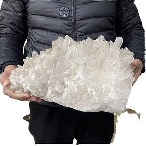 High Quality Natural Large Clear White Quartz Healing <strong>Crystal</strong> <strong>Clusters</strong> Polished for Household Decoration or Gift Giving - Product Image 1