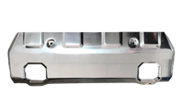 Plaque de couverture extérieure de moteur YBJ pour Land Cruiser FJ79 76 78 2024-2027 barre de fer CHROMED moteur inférieur LC79 garde de moteur