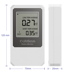 Detector de <span class=keywords><strong>gas</strong></span> radón para el hogar 2025, ligero, fácil de usar, recargable, portátil, Digital, <span class=keywords><strong>medidor</strong></span> de radón, EE. UU., Alemania, Japón - Product Image 5