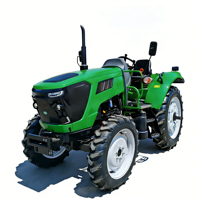 Traktor Diesel Mini Kompak untuk Pertanian, Mesin CE, Gearbox Berkualitas, Daya Tahan Lama, 25HP 30HP 35HP 40HP 45HP 50HP