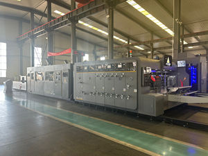 Tự động sóng Hội Đồng Quản trị <span class=keywords><strong>flexo</strong></span> in khía chết cắt gấp dán dòng - Product Image 6