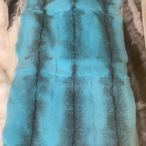 Couverture en fourrure <span class=keywords><strong>de</strong></span> <span class=keywords><strong>lapin</strong></span> véritable, tapis moelleux <span class=keywords><strong>de</strong></span> luxe, couverture <span class=keywords><strong>de</strong></span> canapé naturelle et duveteuse pour salon et chambre à coucher - Product Image 3